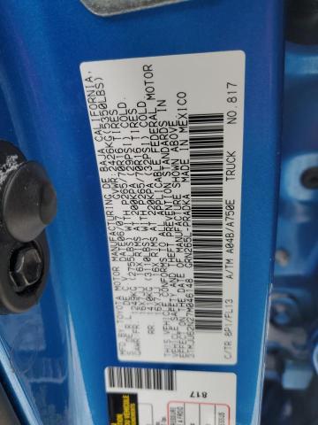 3TMJU62N27M046148 - 2007 TOYOTA TACOMA DOUBLE CAB PRERUNNER BLUE photo 12