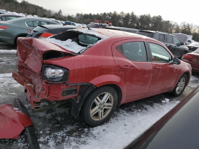 1C3CDZCB6DN725733 - 2013 DODGE AVENGER SXT RED photo 3