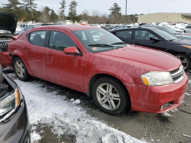 1C3CDZCB6DN725733 - 2013 DODGE AVENGER SXT RED photo 4