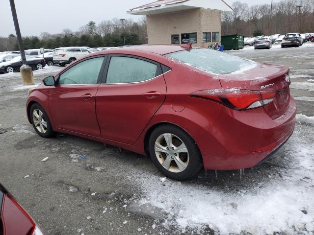 KMHDH4AE0GU628876 - 2016 HYUNDAI ELANTRA SE BURGUNDY photo 2