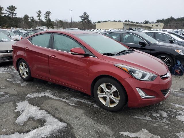 KMHDH4AE0GU628876 - 2016 HYUNDAI ELANTRA SE BURGUNDY photo 4