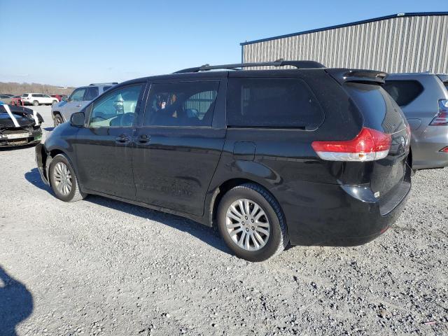 5TDYK3DC3BS059966 - 2011 TOYOTA SIENNA XLE BLACK photo 2