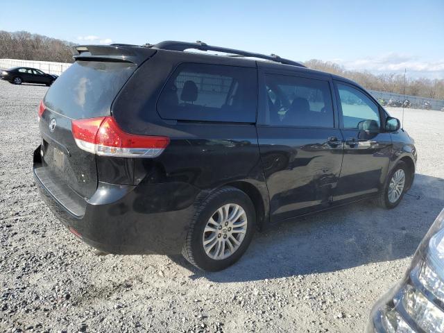 5TDYK3DC3BS059966 - 2011 TOYOTA SIENNA XLE BLACK photo 3