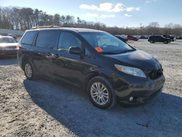 5TDYK3DC3BS059966 - 2011 TOYOTA SIENNA XLE BLACK photo 4