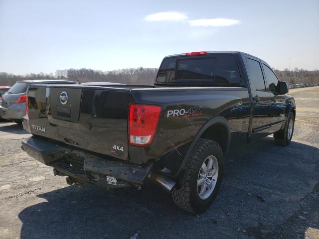 1N6AA07F58N335911 - 2008 NISSAN TITAN XE BLACK photo 4