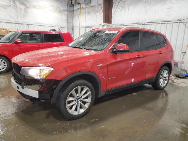 5UXWX9C56H0T09810 - 2017 BMW X3 XDRIVE28I RED photo 1