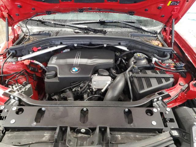 5UXWX9C56H0T09810 - 2017 BMW X3 XDRIVE28I RED photo 12