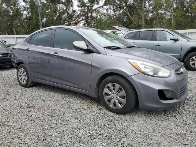 KMHCT4AE8FU806610 - 2015 HYUNDAI ACCENT GLS GRAY photo 4