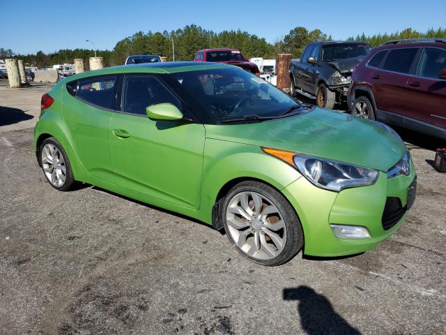 KMHTC6AD8CU027514 - 2012 HYUNDAI VELOSTER GREEN photo 4