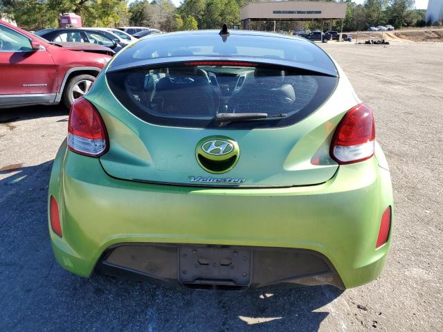 KMHTC6AD8CU027514 - 2012 HYUNDAI VELOSTER GREEN photo 6