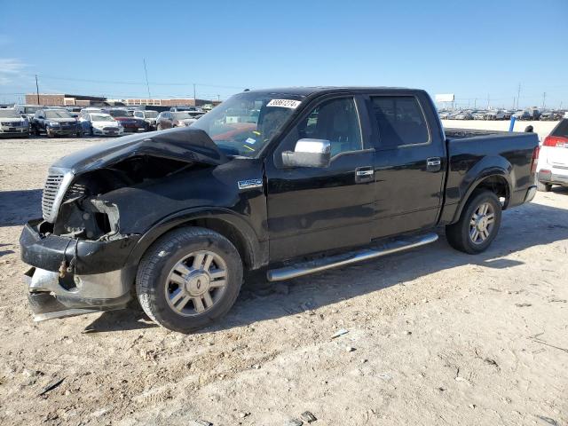 1FTPW12V78FB96359 - 2008 FORD F150 SUPERCREW BLACK photo 1