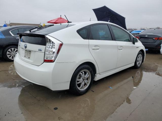 JTDKN3DU7B0294265 - 2011 TOYOTA PRIUS WHITE photo 3