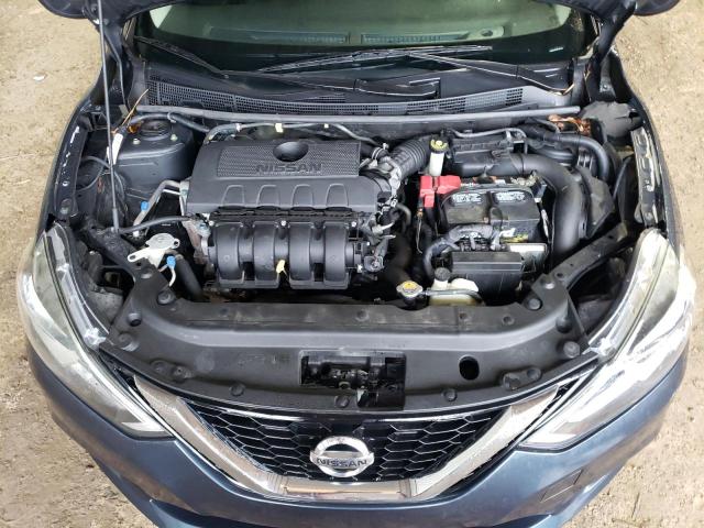 3N1AB7APXGL655186 - 2016 NISSAN SENTRA S BLUE photo 11