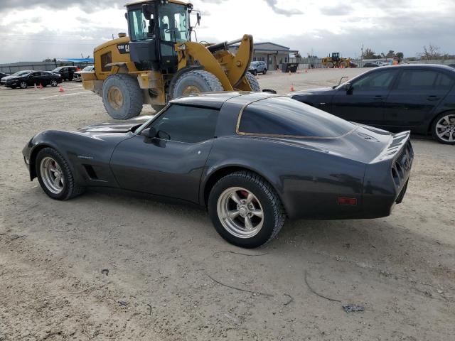 1G1AY8785C5121579 - 1982 CHEVROLET CORVETTE BLACK photo 2