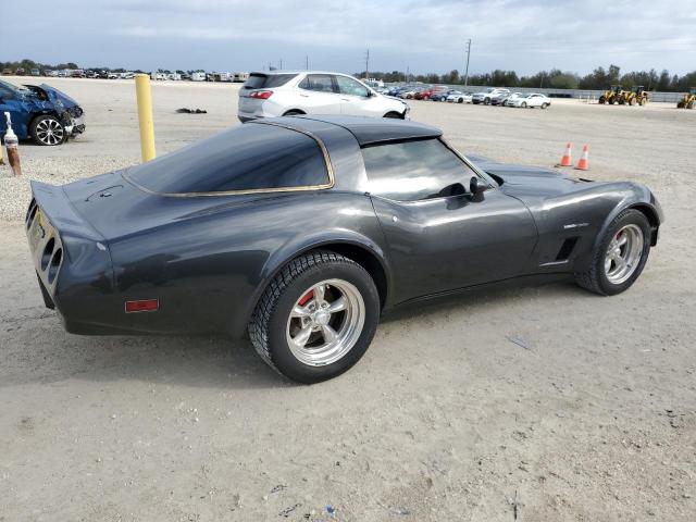 1G1AY8785C5121579 - 1982 CHEVROLET CORVETTE BLACK photo 3