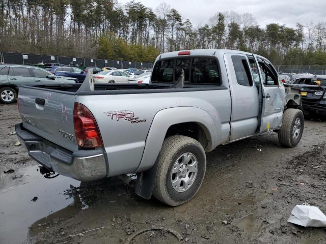 5TETU62N78Z589640 - 2008 TOYOTA TACOMA PRERUNNER ACCESS CAB SILVER photo 3