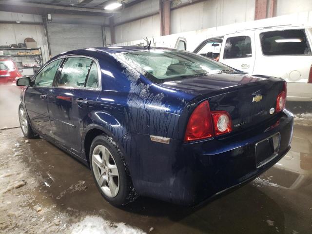 1G1ZB5EB2A4143138 - 2010 CHEVROLET MALIBU LS BLUE photo 2