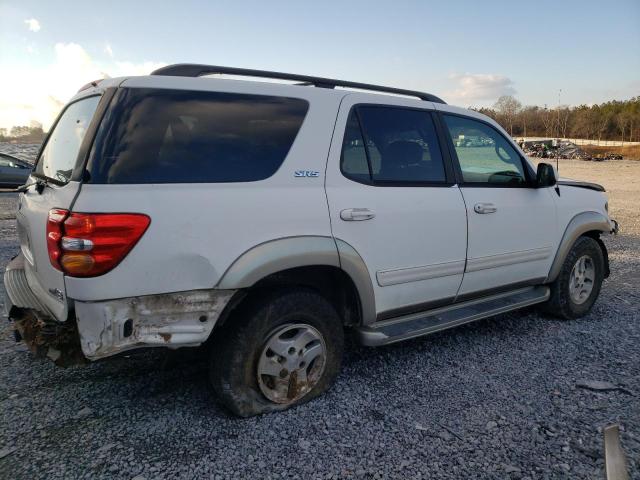 5TDZT34A83S141337 - 2003 TOYOTA SEQUOIA SR5 WHITE photo 3