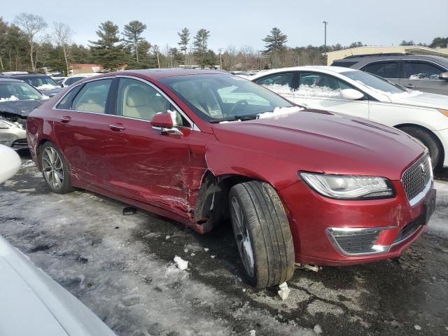 3LN6L5LU3KR609062 - 2019 LINCOLN MKZ RESERVE I RED photo 4