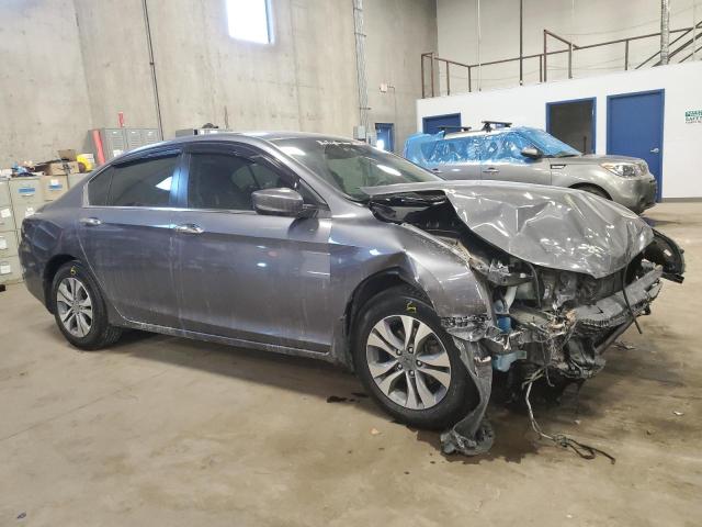 1HGCR2F3XFA237907 - 2015 HONDA ACCORD LX GRAY photo 4