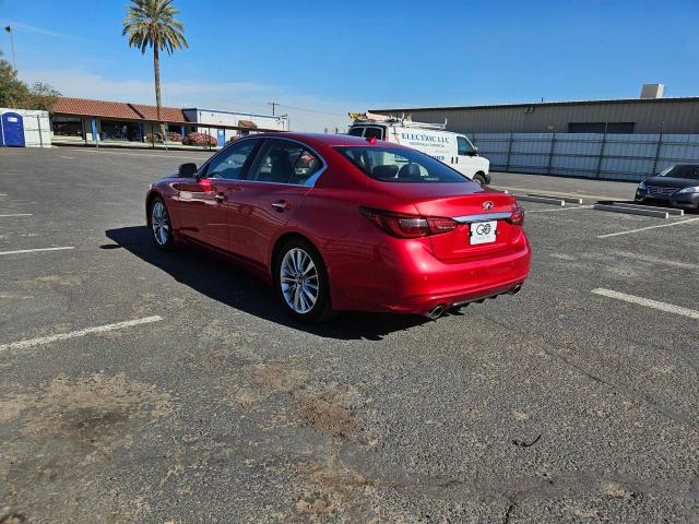 JN1EV7BPXMM700975 - 2021 INFINITI Q50 LUXE RED photo 3