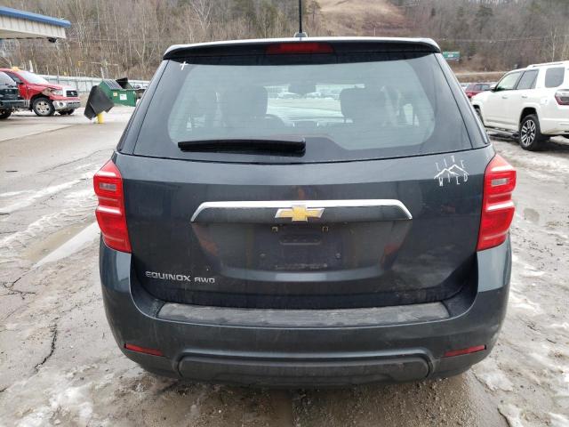 2GNFLEEK4H6102176 - 2017 CHEVROLET EQUINOX LS GRAY photo 6