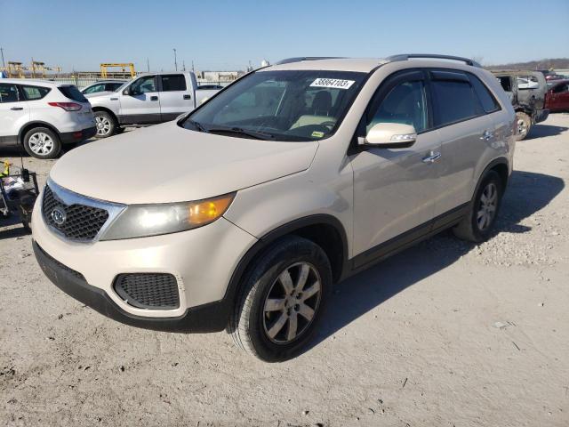 5XYKT4A22CG234274 - 2012 KIA SORENTO BASE TAN photo 1