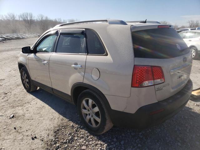 5XYKT4A22CG234274 - 2012 KIA SORENTO BASE TAN photo 2