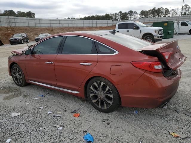 5NPE34AB3FH253751 - 2015 HYUNDAI SONATA SPORT BROWN photo 2