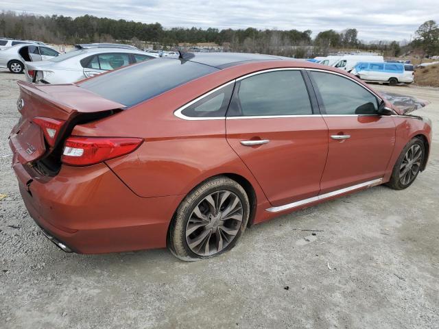 5NPE34AB3FH253751 - 2015 HYUNDAI SONATA SPORT BROWN photo 3