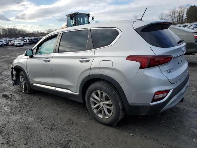 5NMS2CAD2KH117328 - 2019 HYUNDAI SANTA FE SE SILVER photo 2