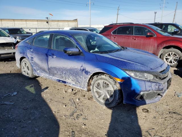 2HGFC2F65KH540095 - 2019 HONDA CIVIC LX BLUE photo 4