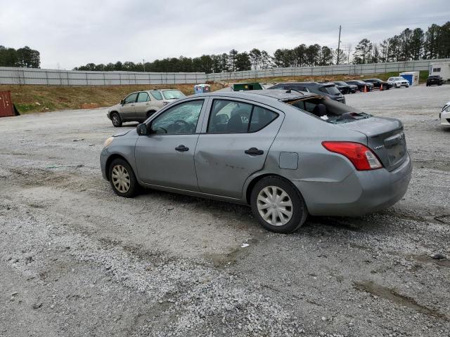 3N1CN7AP4CL915480 - 2012 NISSAN VERSA S GRAY photo 2