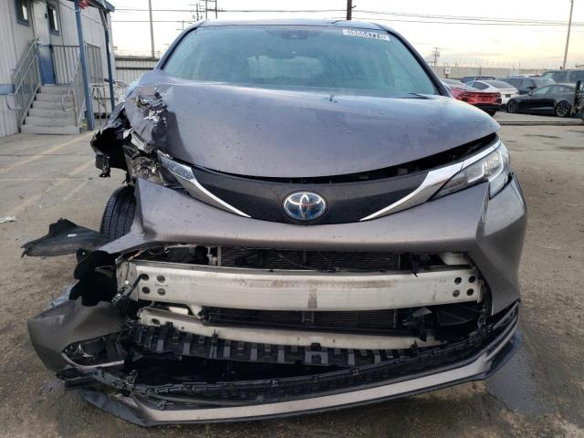 5TDKRKEC1MS016644 - 2021 TOYOTA SIENNA LE GRAY photo 5