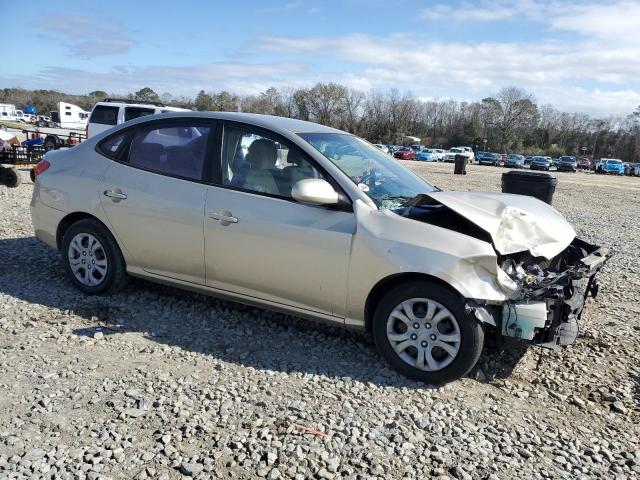 KMHDU4AD5AU092629 - 2010 HYUNDAI ELANTRA BLUE BEIGE photo 4