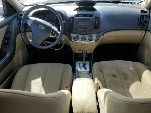 KMHDU4AD5AU092629 - 2010 HYUNDAI ELANTRA BLUE BEIGE photo 8