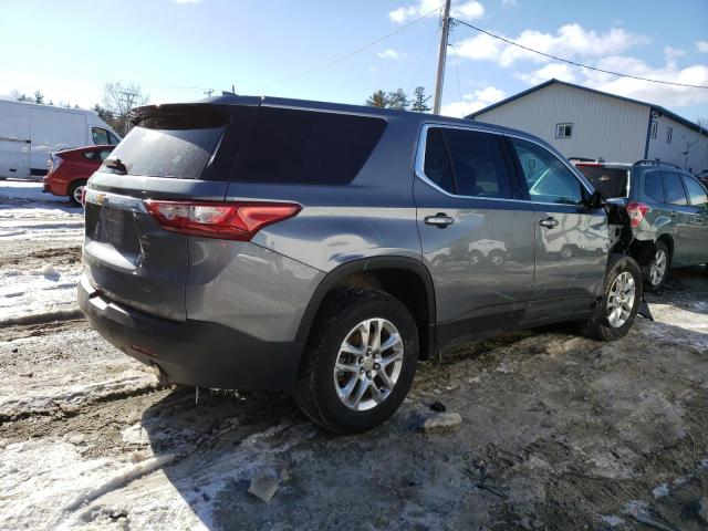 1GNEVFKW2LJ258246 - 2020 CHEVROLET TRAVERSE LS GRAY photo 3