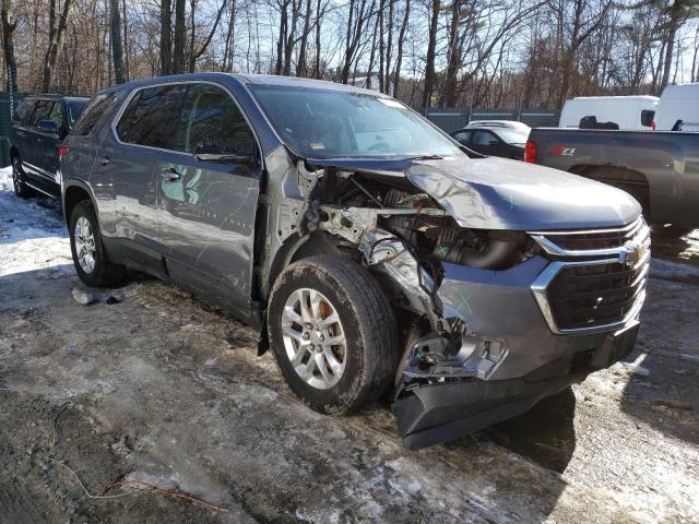 1GNEVFKW2LJ258246 - 2020 CHEVROLET TRAVERSE LS GRAY photo 4