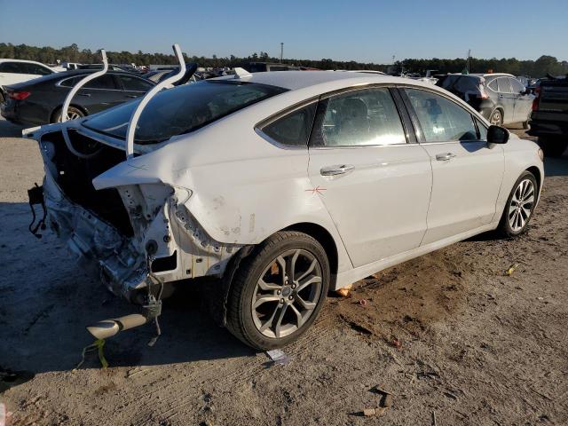 3FA6P0CD9LR117588 - 2020 FORD FUSION SEL WHITE photo 3