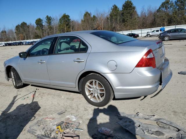 3FAHP0GA9CR293307 - 2012 FORD FUSION S GRAY photo 2