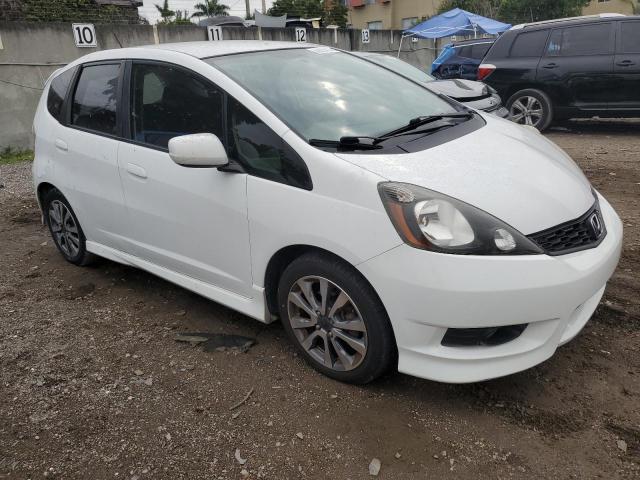 JHMGE8H62CC029380 - 2012 HONDA FIT SPORT WHITE photo 4