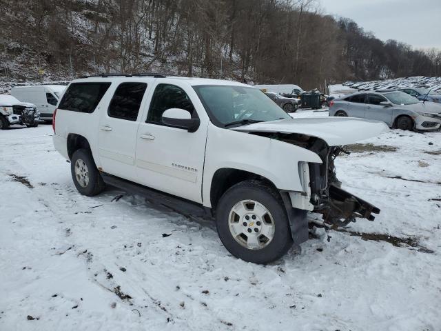 1GNUKJE32AR228283 - 2010 CHEVROLET SUBURBAN K1500 LT WHITE photo 4