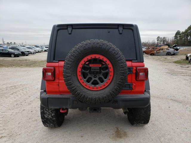 1C4HJXFG6MW597834 - 2021 JEEP WRANGLER RUBICON RED photo 6