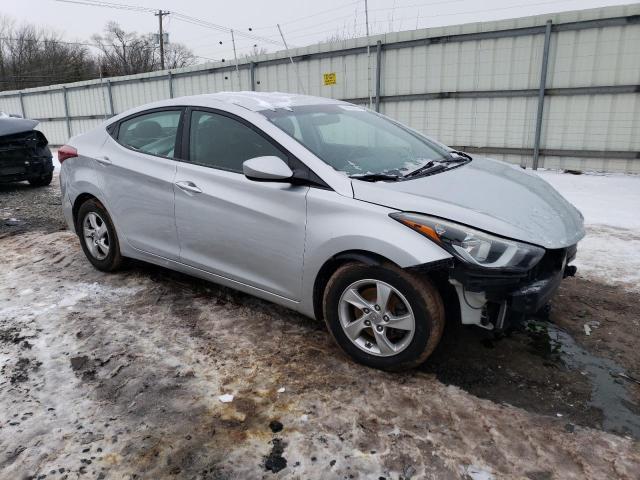 5NPDH4AE1EH505762 - 2014 HYUNDAI ELANTRA SE SILVER photo 4