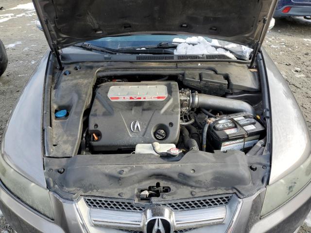 19UUA76527A006348 - 2007 ACURA TL TYPE S GRAY photo 11