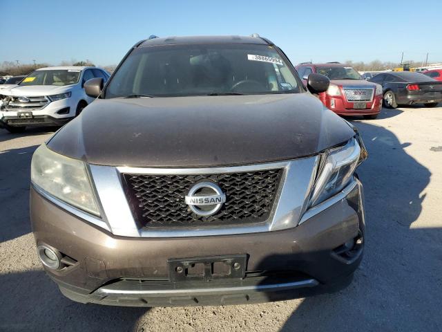 5N1AR2MN4FC716883 - 2015 NISSAN PATHFINDER S BROWN photo 5