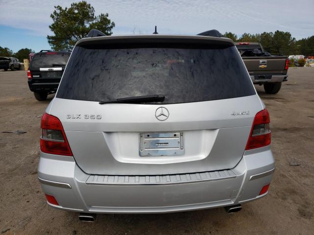 WDCGG8HB8AF475256 - 2010 MERCEDES-BENZ GLK 350 4MATIC SILVER photo 6