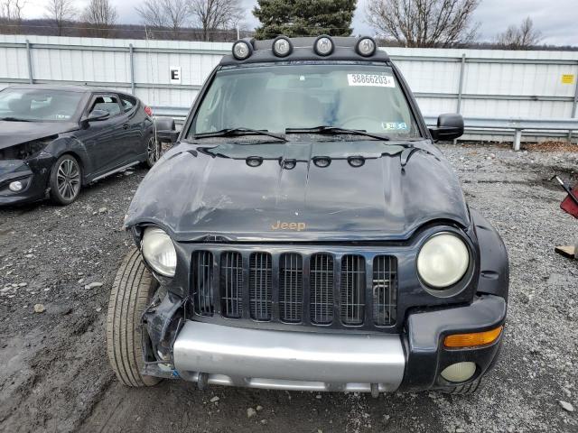 1J4GL38K43W539830 - 2003 JEEP LIBERTY RENEGADE BLACK photo 5