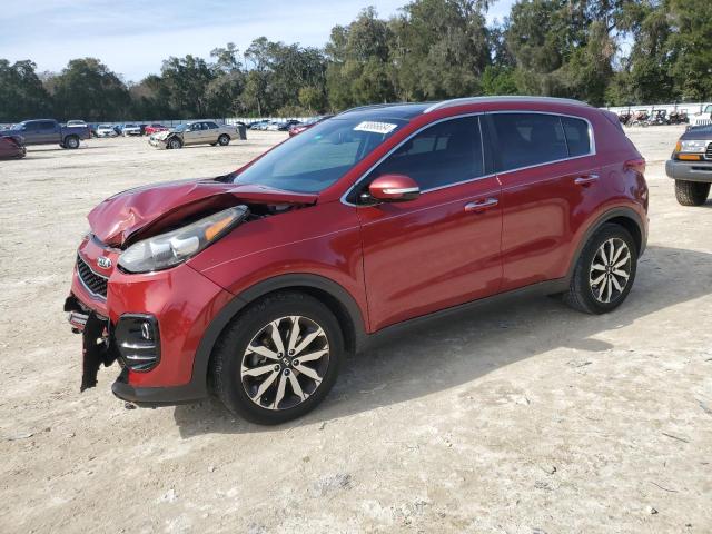 KNDPN3AC6H7244281 - 2017 KIA SPORTAGE EX RED photo 1