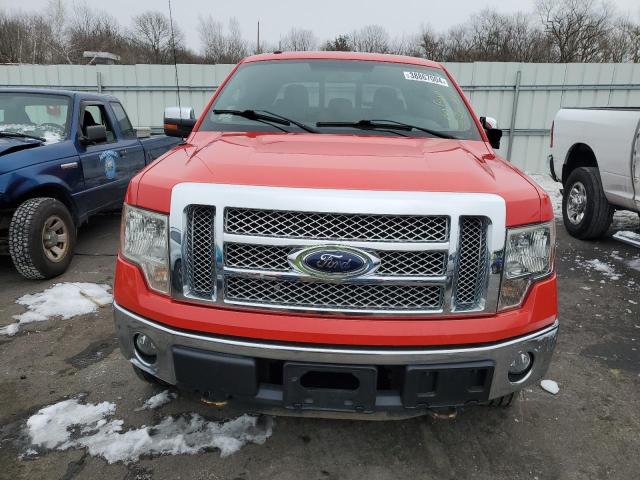 1FTFW1ET3CFB60862 - 2012 FORD F150 SUPERCREW RED photo 5